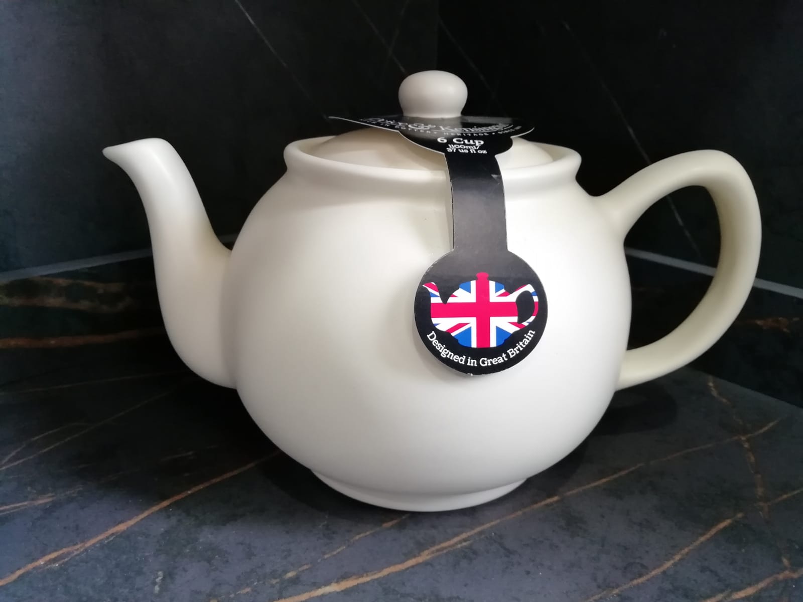 Cream Teapot Price & Kensington 6 Cup - El Emporio de Zoe