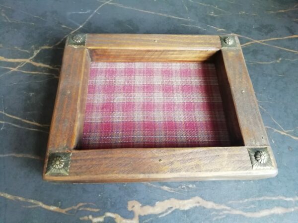 Guadix Wooden Fabric Lined Tray