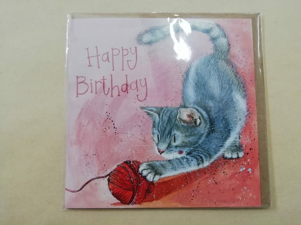 Alex Clark Card Happy Birthday Ball Of Wool - El Emporio de Zoe