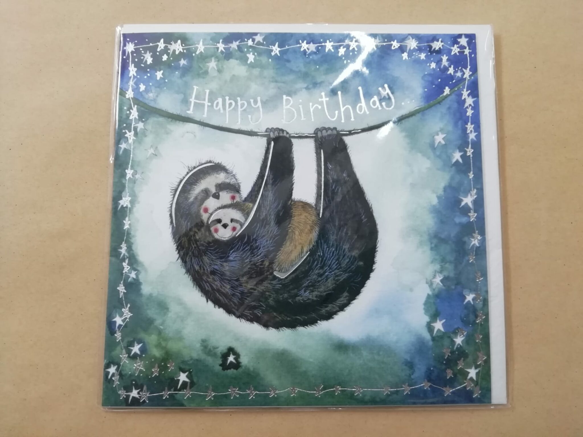 Happy Birthday Sloths Card El Emporio De Zoe