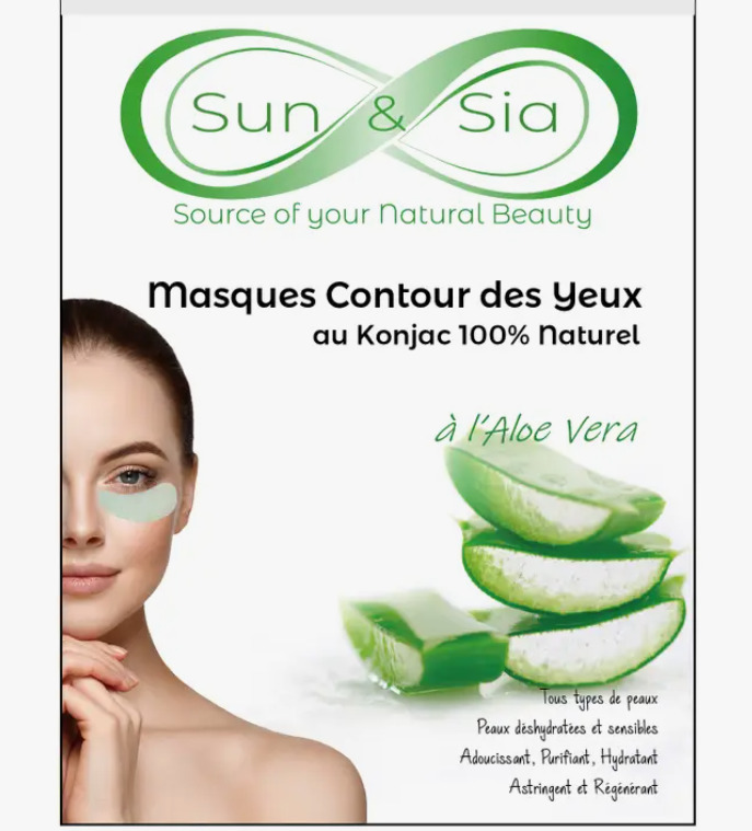 Eye Mask Natural Aloe Vera El Emporio de Zoe