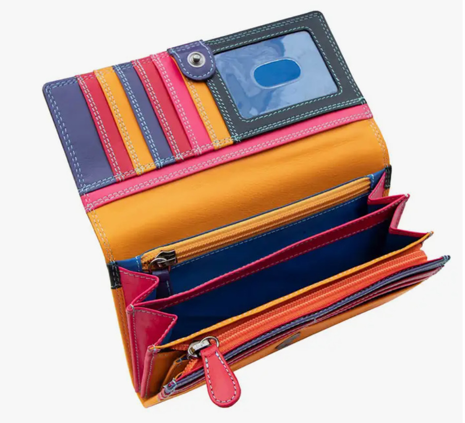 London Large Leather Matinee Purse El Emporio de Zoe