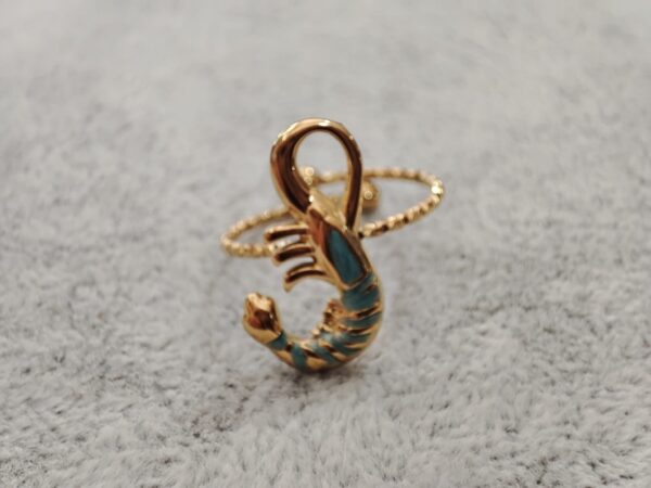 Garrucha Prawn Ring Turquoise