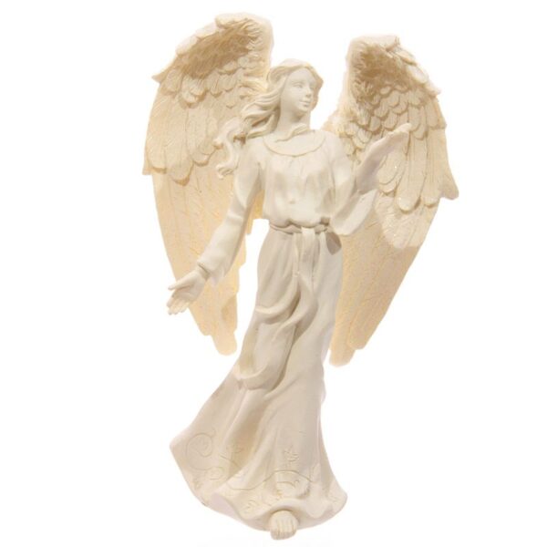 Cream Standing Angel Figurine