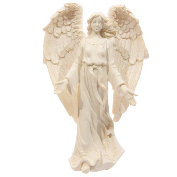 Cream Standing Angel Figurine - Image 3
