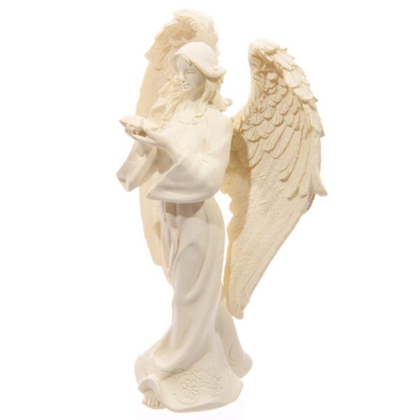 Cream Standing Angel Figurine - Image 4