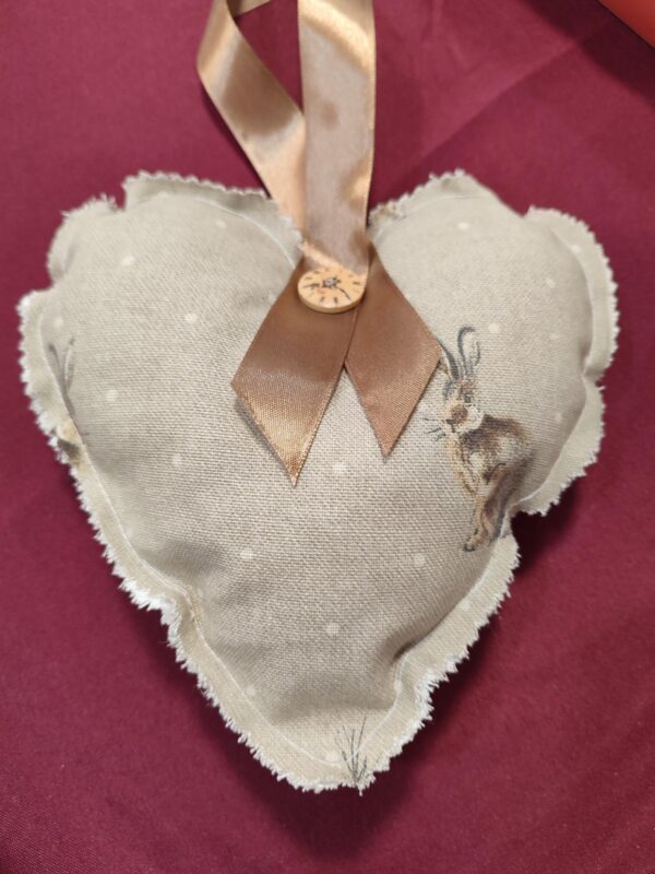 Handmade Fabric Heart Assorted Designs - Image 3
