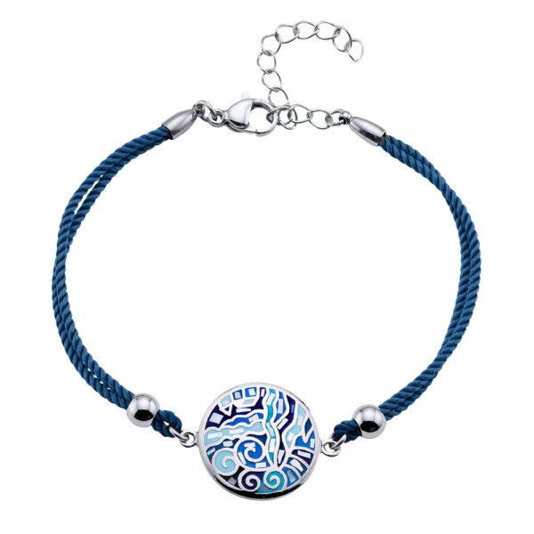 Shell Mosaic Bracelet Blue