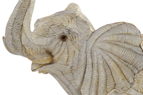 FIGURE RESIN 33,5X17X35 ELEPHANT BEIGE - Image 2