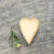 Small Wooden Heart Decoration Yellow