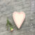 Small Wooden Heart Decoration Pink