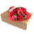 Bouquet flowers soap in box – red