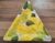 Ceramic Handmade Triangular Dish Lemon Design