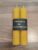 Pack of Two 10cm Beeswax Candles Handmade