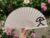 Wooden Hand Fan with Indalo Design Hand Painted Assorted Finishes