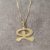 Gold Plated Sterling Silver Indalo Pendant Medium Necklace